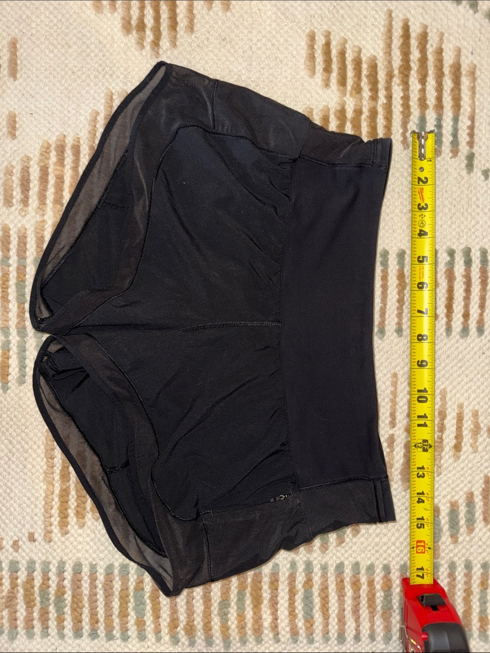 lululemon athletica Black High-Waist Athletic Shorts
